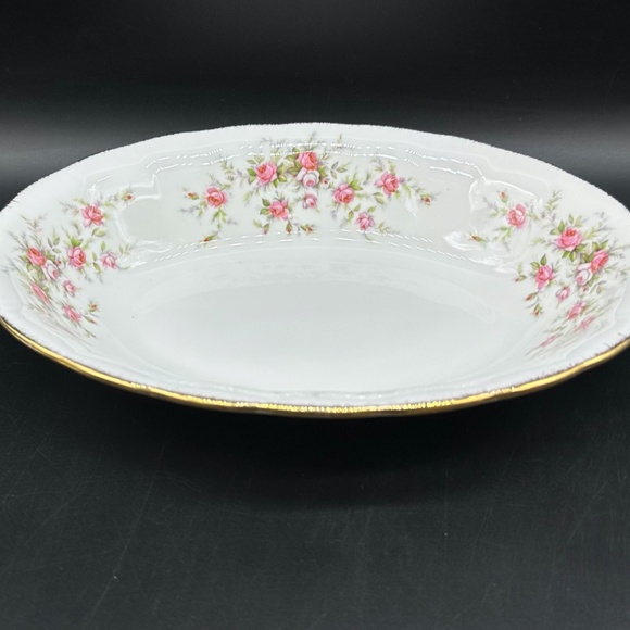 Paragon Victoriana Rose Oval Serving Bowl Bone China England b. - Picture 2 of 5